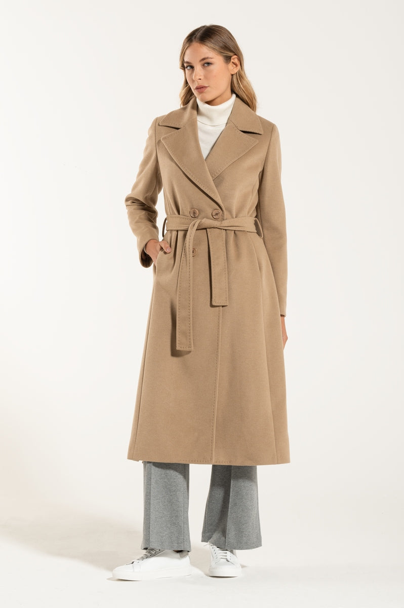 Cappotto di Lana New Camel
