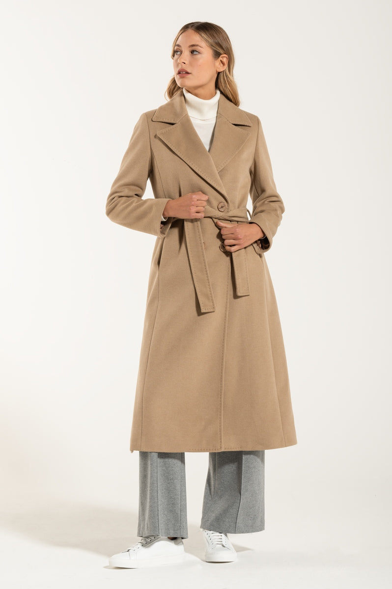 Cappotto di Lana New Camel