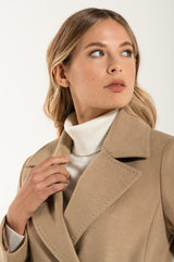 Cappotto di Lana New Camel