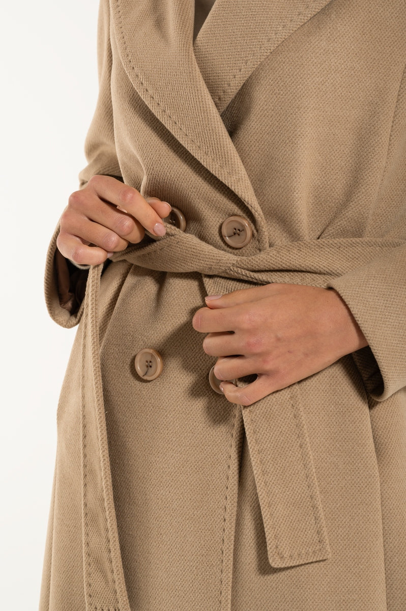 Cappotto di Lana New Camel