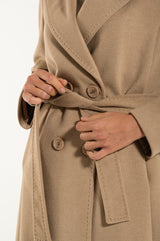 Cappotto di Lana New Camel