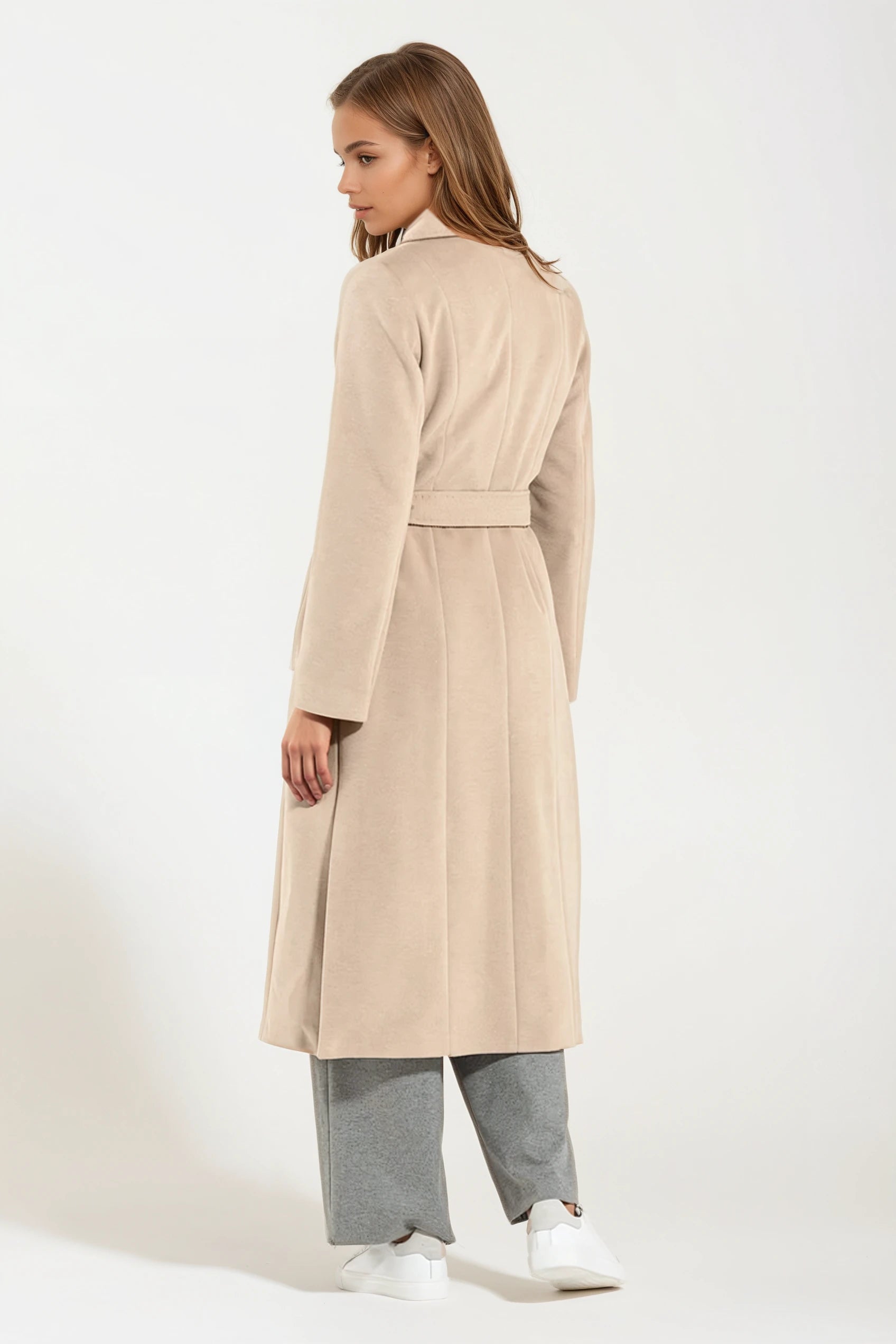 Cappotto di Lana New Beige 2026