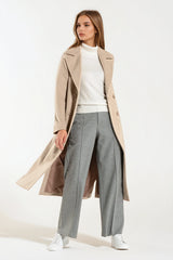 Cappotto di Lana New Beige 2026