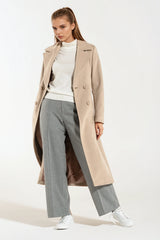 Cappotto di Lana New Beige 2026