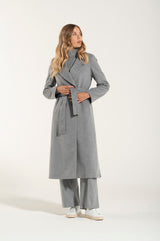 Cappotto New Grigio Cashmere e Lana