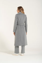 Cappotto New Grigio Cashmere e Lana