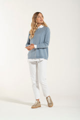  Collo Barchetta Cashmere e Merino Perinca