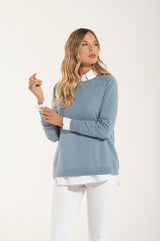 Collo Barchetta Cashmere e Merino Perinca