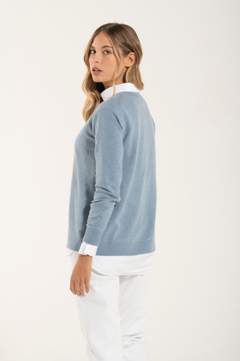  Collo Barchetta Cashmere e Merino Perinca