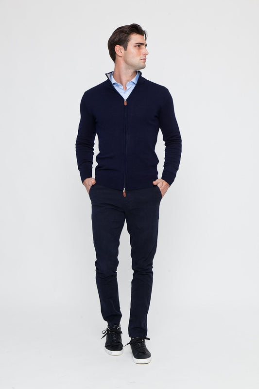 Completo Cardigan Zip e Pantalone