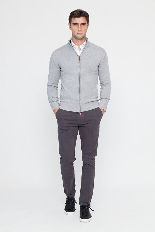 Completo Cardigan Zip e Pantalone