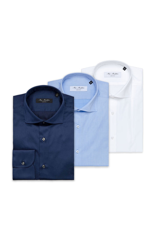 Pack 3 Camicie Slim Fit