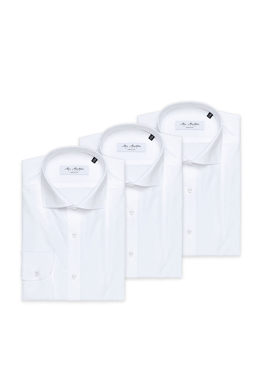 Pack 3 Camicie Bianche Slim Fit