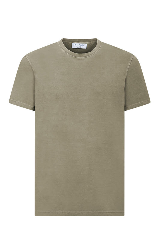 Verde lavado com pedra de camiseta