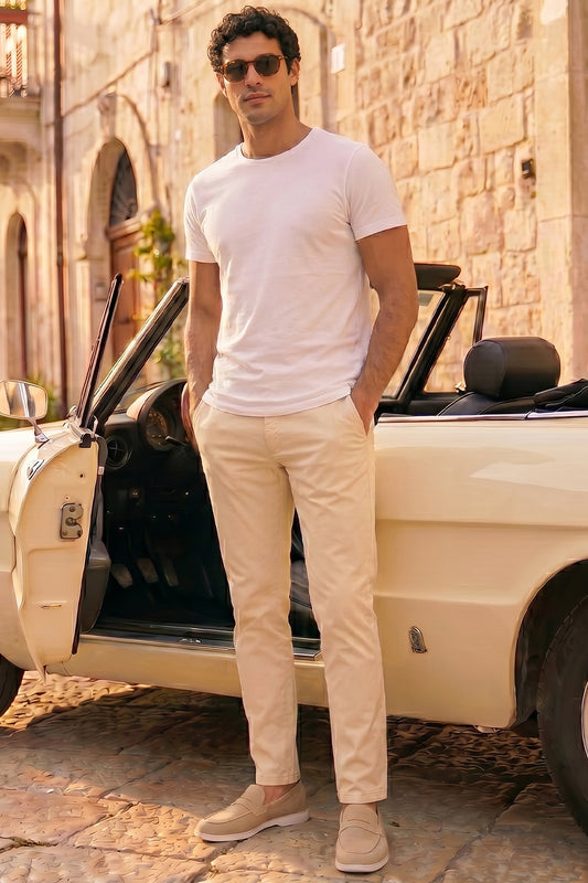White Short-Sleeve T-Shirt