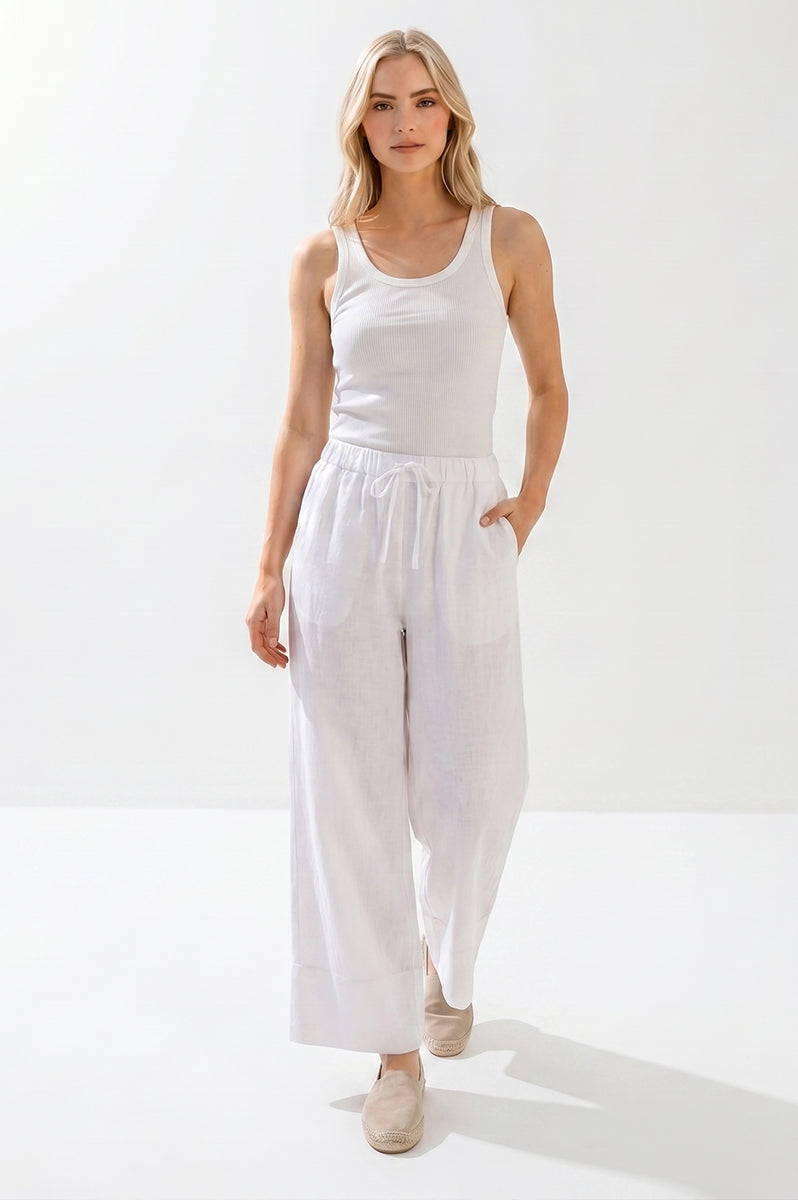 Pantalone Lacci Lino/Cotone