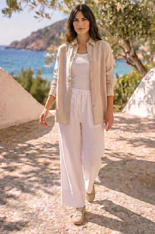 Pantalone Lacci Lino/Cotone