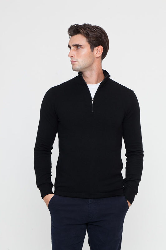 Maglia mezzo zip